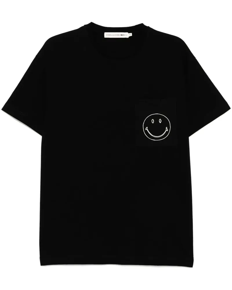 Joshua Sanders T-Shirt mit Stickerei - Schwarz Schwarz