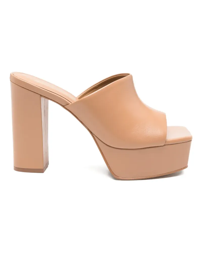 CARRANO platform mules - Nude Nude