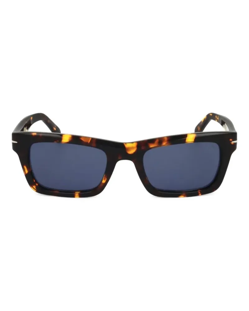 EYEWEAR by DAVID BECKHAM Sonnenbrille mit eckigem Gestell - Braun Braun