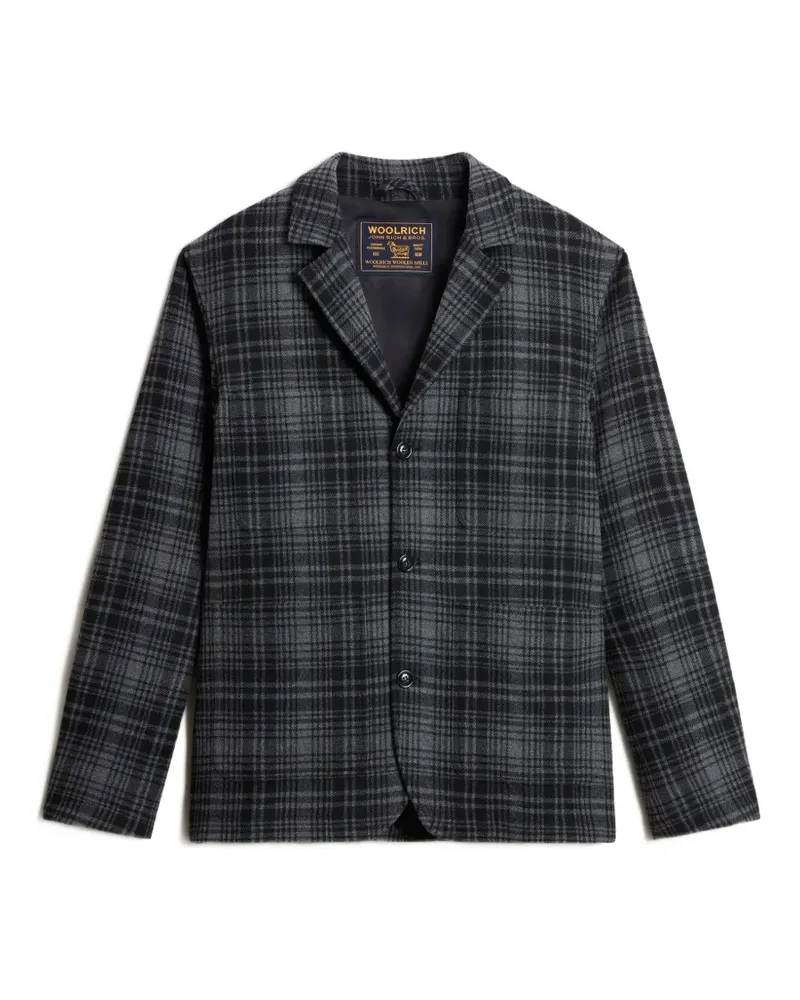 Woolrich Karierter Blazer aus Flanell - Grau Grau