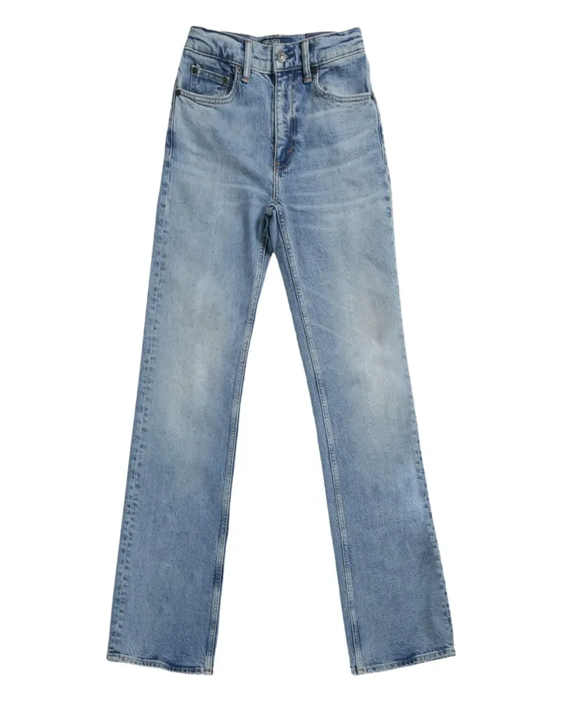 Ralph Lauren logo-patch jeans - Blau Blau