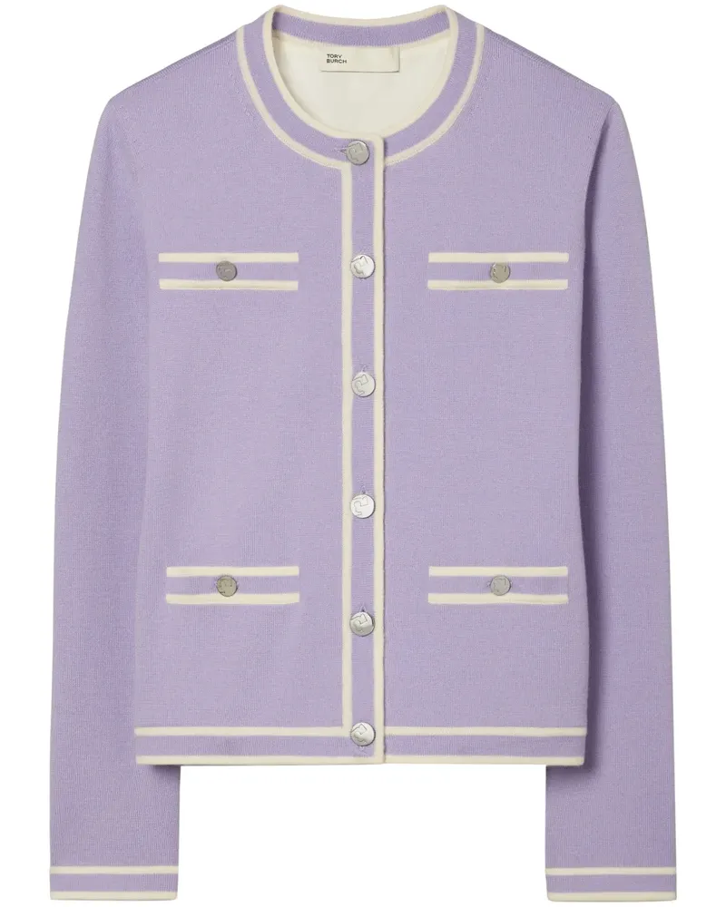 Tory Burch Kendra Cardigan - Violett Violett