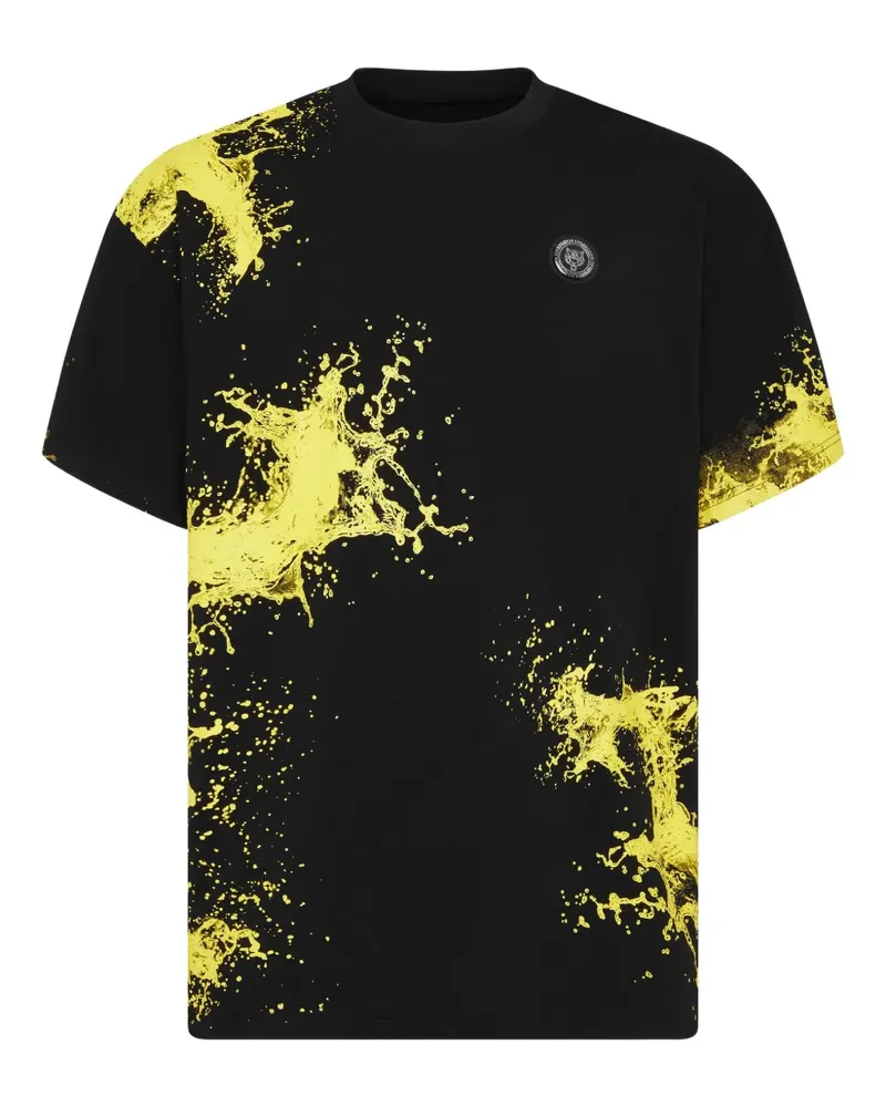 Philipp Plein Splash T-Shirt - Schwarz Schwarz