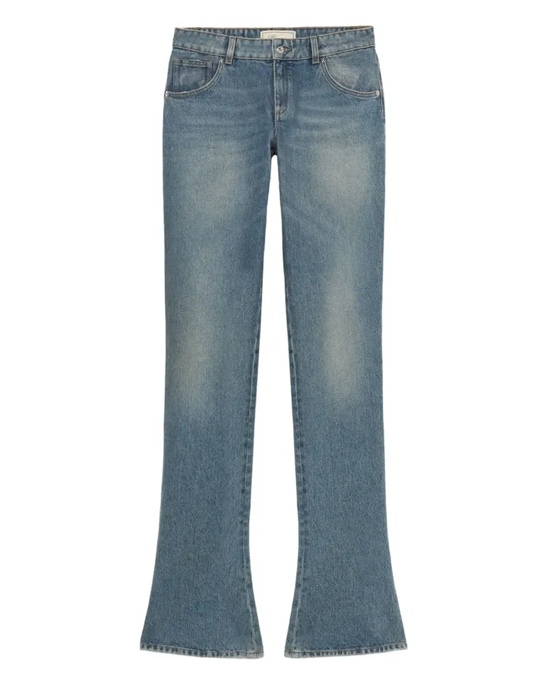 Blumarine Bestickte Schlagjeans - Blau Blau