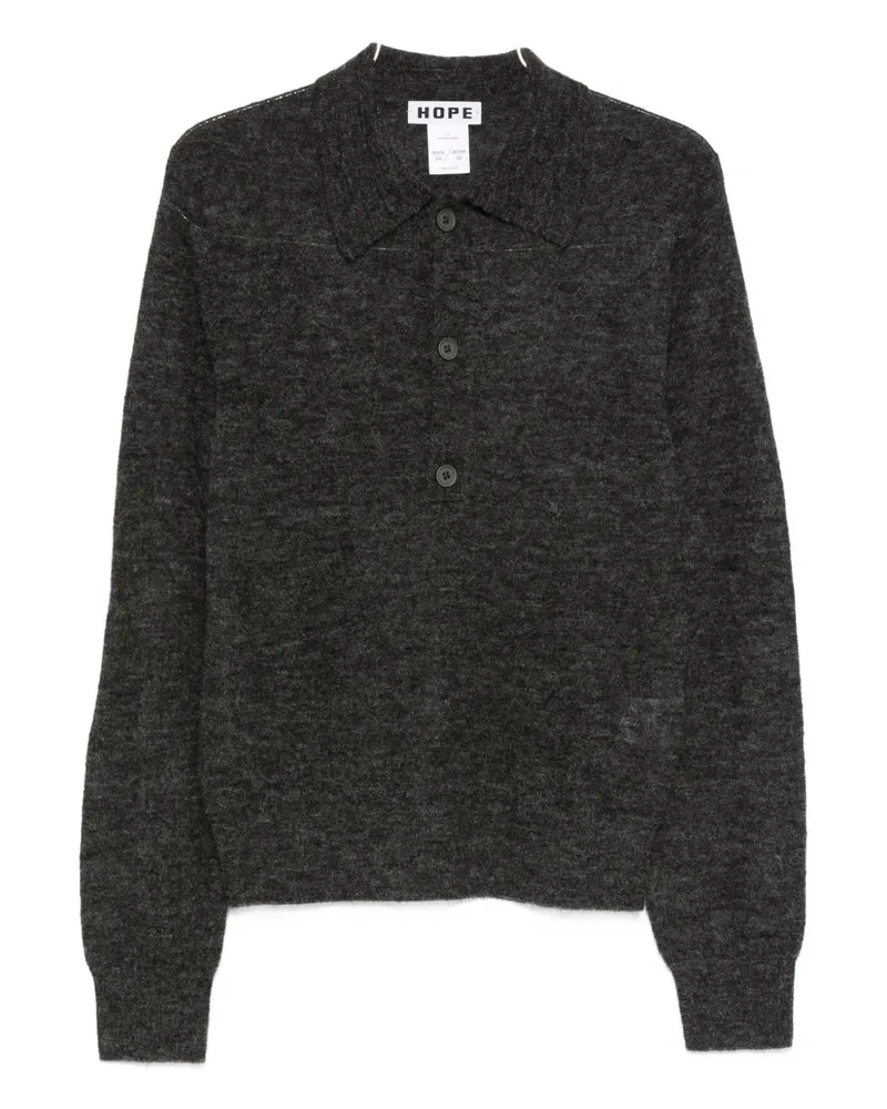 Hope Proper button sweater - Grau Grau