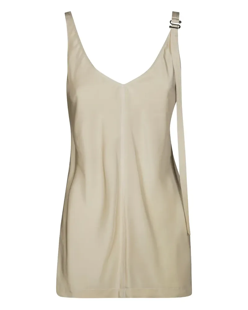 SPORTMAX Waser Tanktop mit Riemendetail - Nude Nude