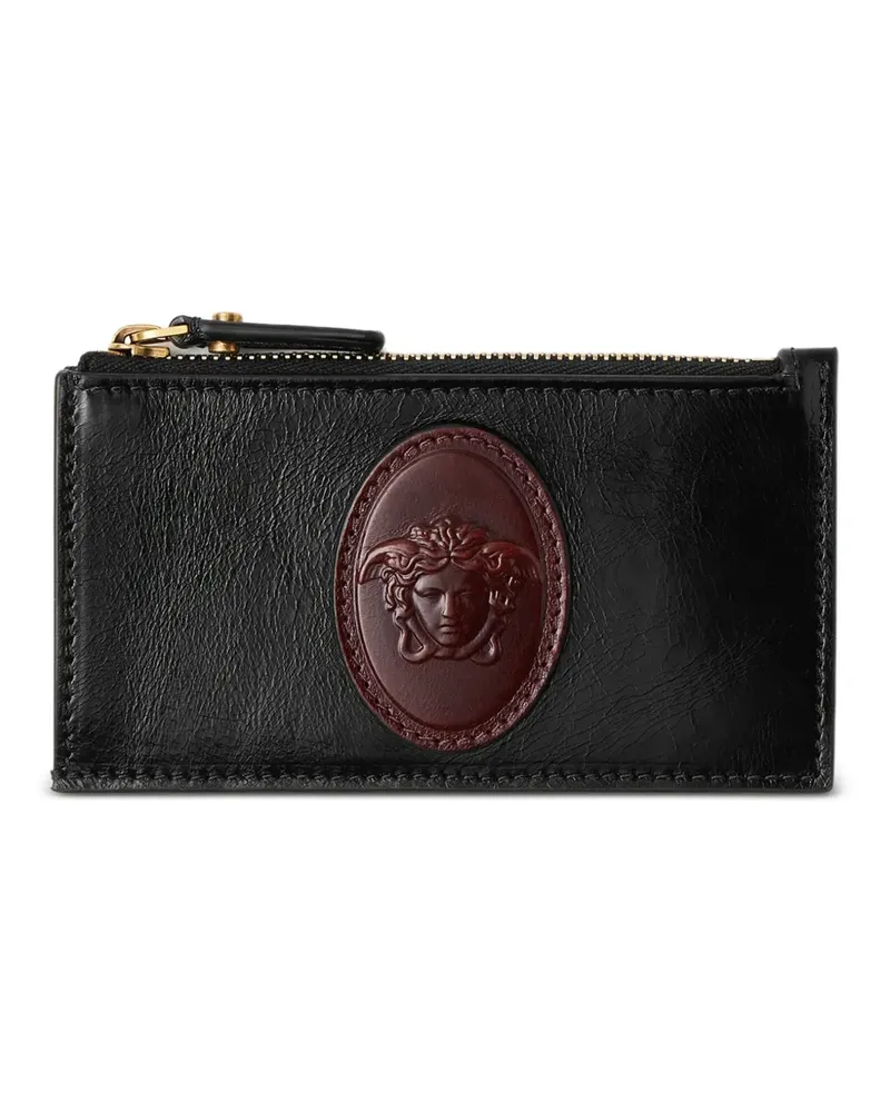 Versace Roomy Kartenetui mit Reißverschluss - Braun Braun