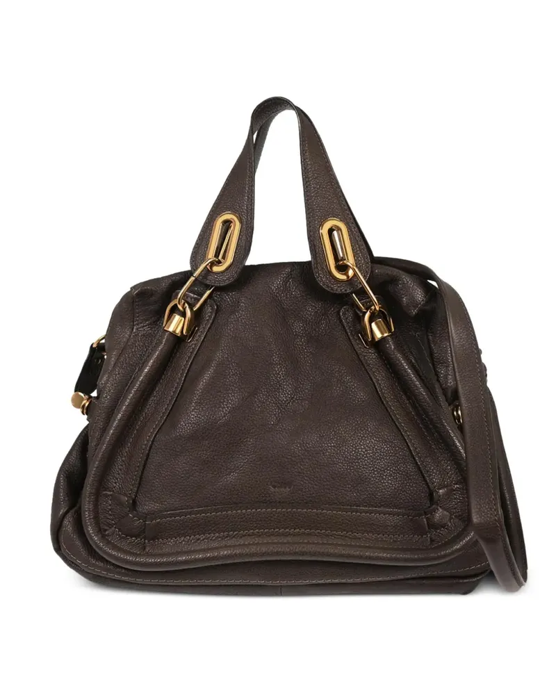 Chloé 2011 Paraty Schultertasche aus Leder - Braun Braun