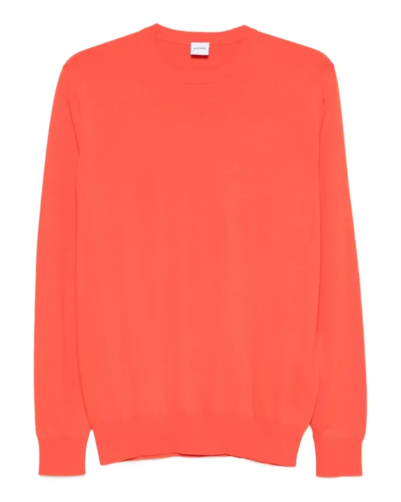 ASPESI Pullover mit Rundhalsausschnitt - Orange Orange