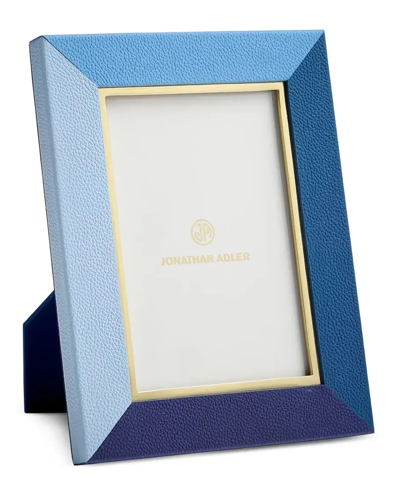 Jonathan Adler colour-block pebble-texture picture frame - Blau Blau