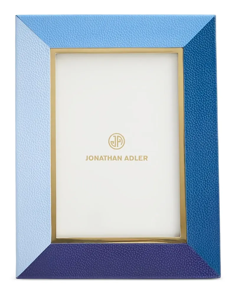 Jonathan Adler Bilderrahmen in Colour-Block-Optik - Blau Blau