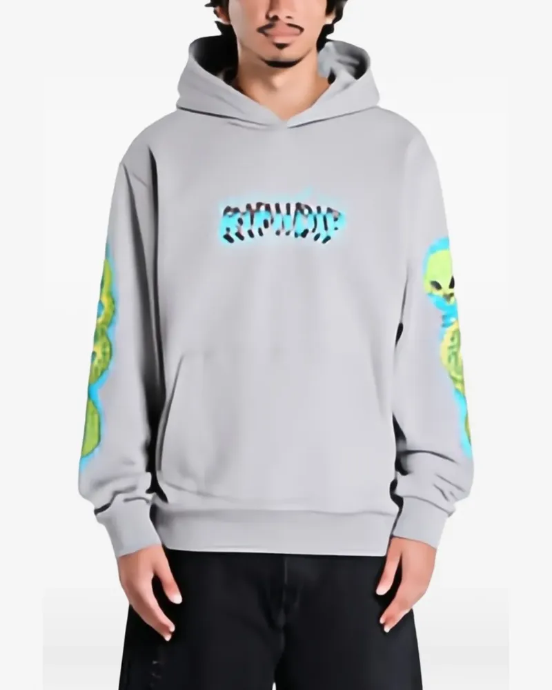 Ripndip Skull and Bones hoodie - Grau Grau