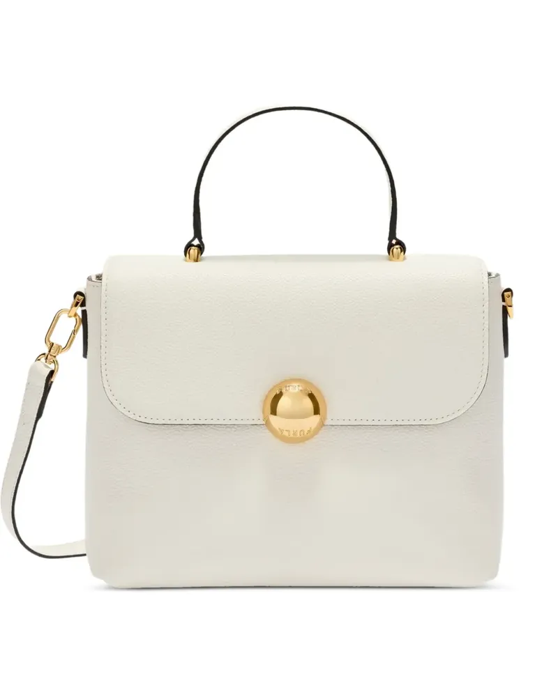 Furla Moonlight Tote Bag mit Klappe - Weiß Weiß