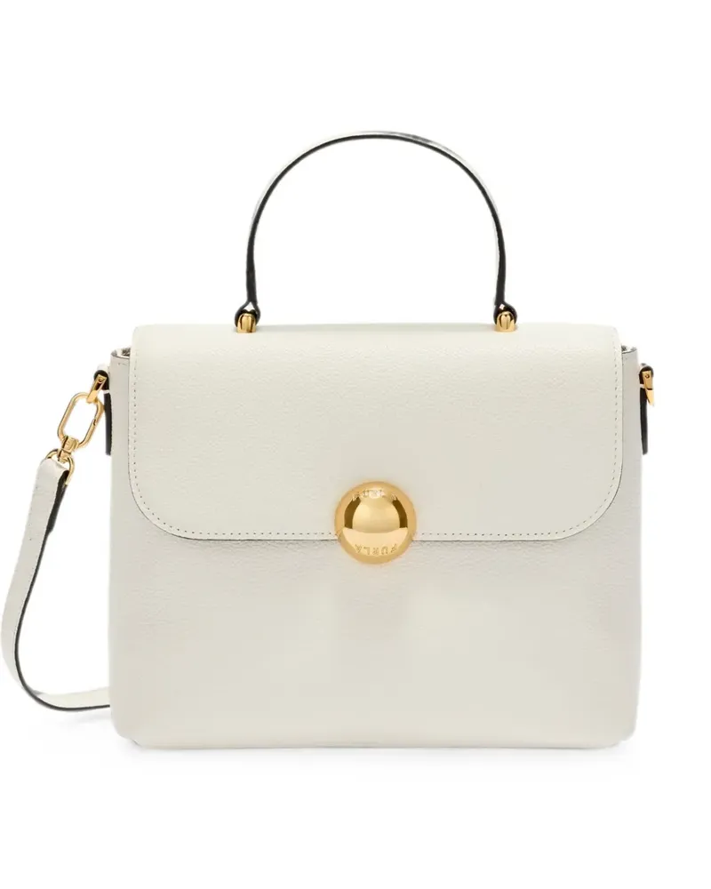 Furla Moonlight Tote Bag mit Klappe - Weiß Weiß