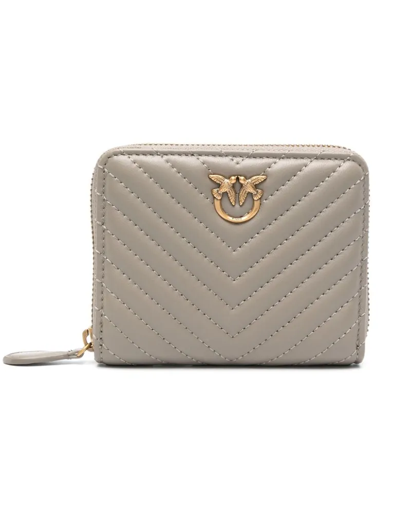 Pinko Gestepptes Portemonnaie - Nude Nude
