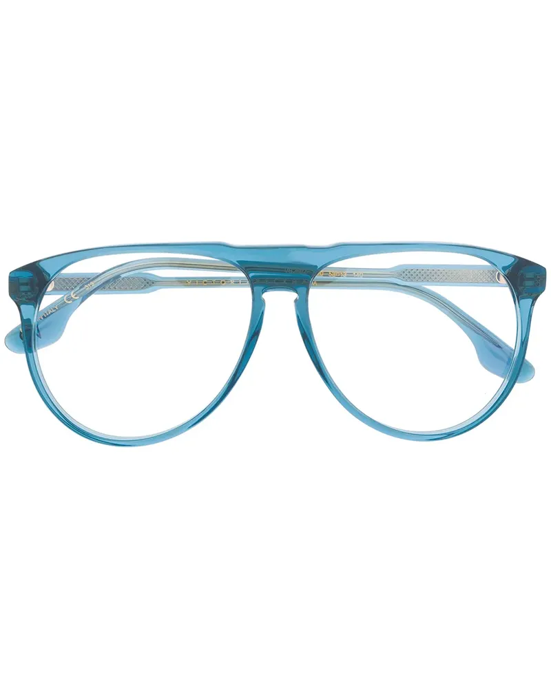 Victoria Beckham Brille mit rundem Gestell - Blau Blau
