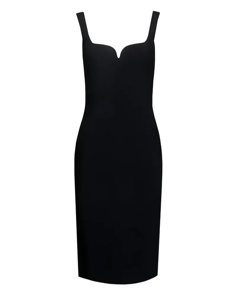 Versace Kleid mit Herzausschnitt - Schwarz Schwarz