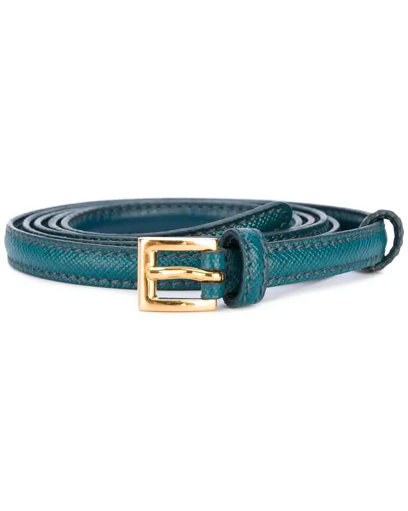 Prada Schmaler Gürtel - Blau Blau