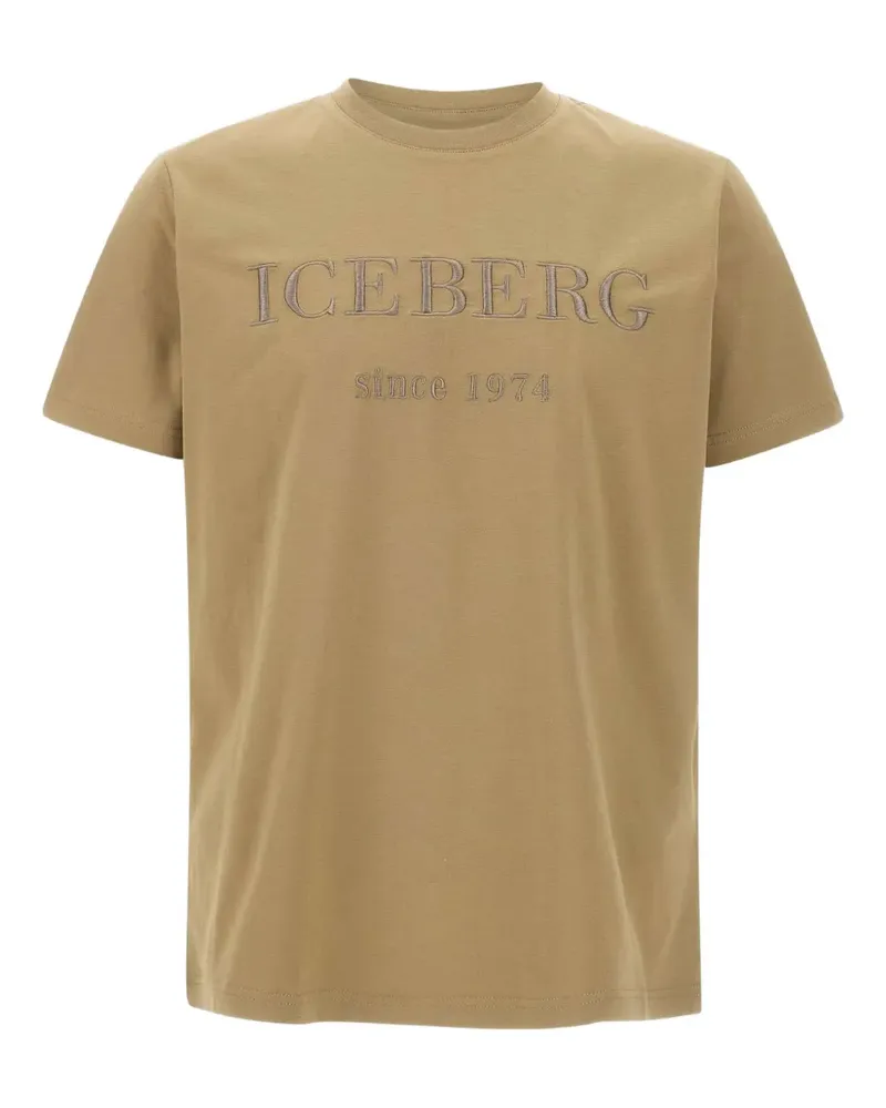 Iceberg T-Shirt aus Baumwolle - Nude Nude