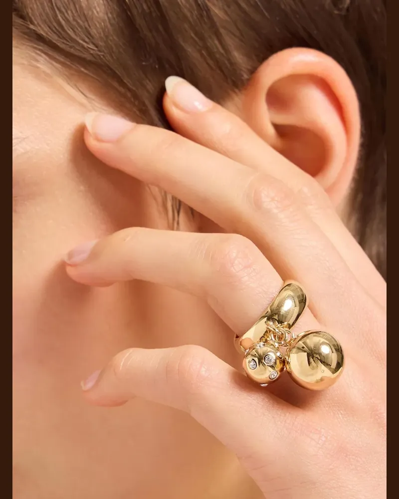 La DoubleJ Verzierter Jingle Ring - Gold Gold