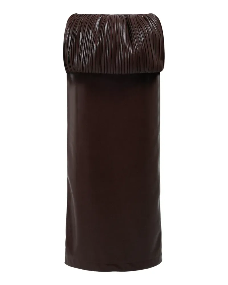 Rowen Rose pleated balloon maxi skirt - Braun Braun