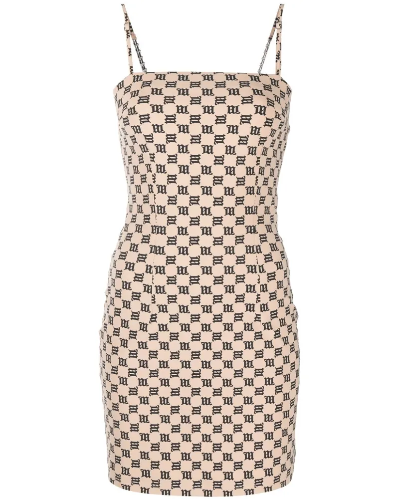 MISBHV Minikleid mit Print - Nude Nude