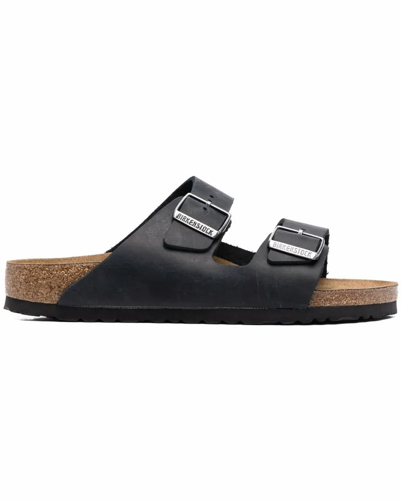 Birkenstock Arizona Pantoletten - Schwarz Schwarz