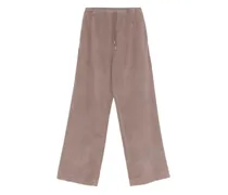 Cordhose mit Kordelzug - Braun