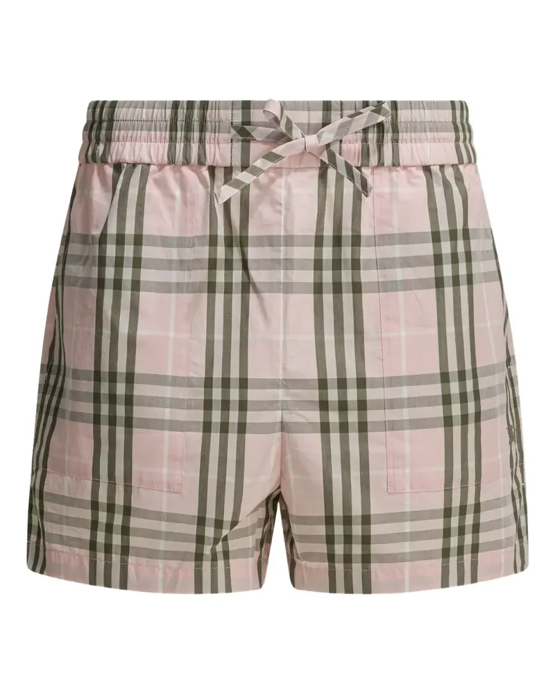 Burberry check-print shorts - Rosa Rosa