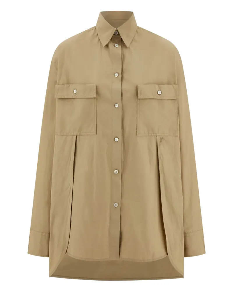 Ferragamo Utility-Hemd - Nude Nude