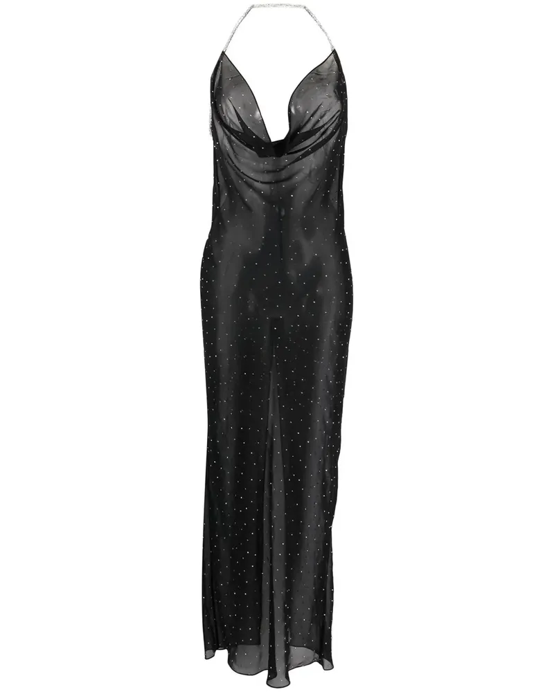 Nuè Verziertes Camisole-Kleid - Schwarz Schwarz