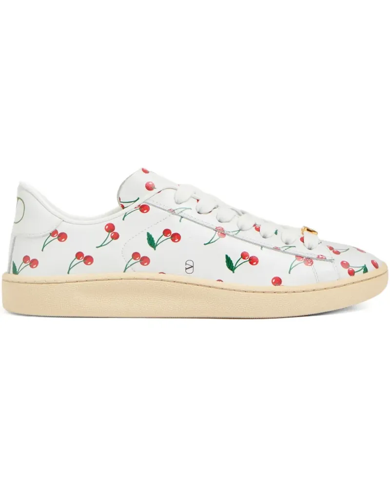 Valentino Garavani Royco Sneakers mit Kirschen-Print - Weiß Weiß