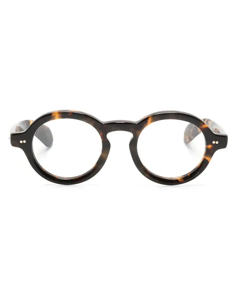 MOSCOT Foygel Brille mit rundem Gestell - Braun Braun