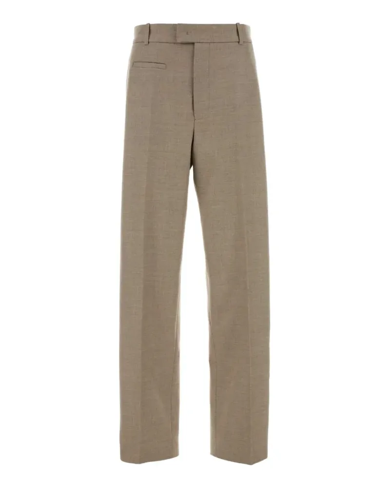 Orlane pressed-crease trousers - Nude Nude