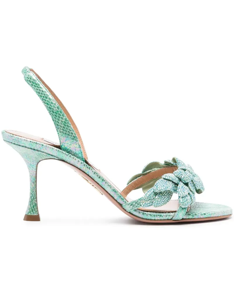 Aquazzura Glactic Flower' Sandalen 75mm - Blau Blau