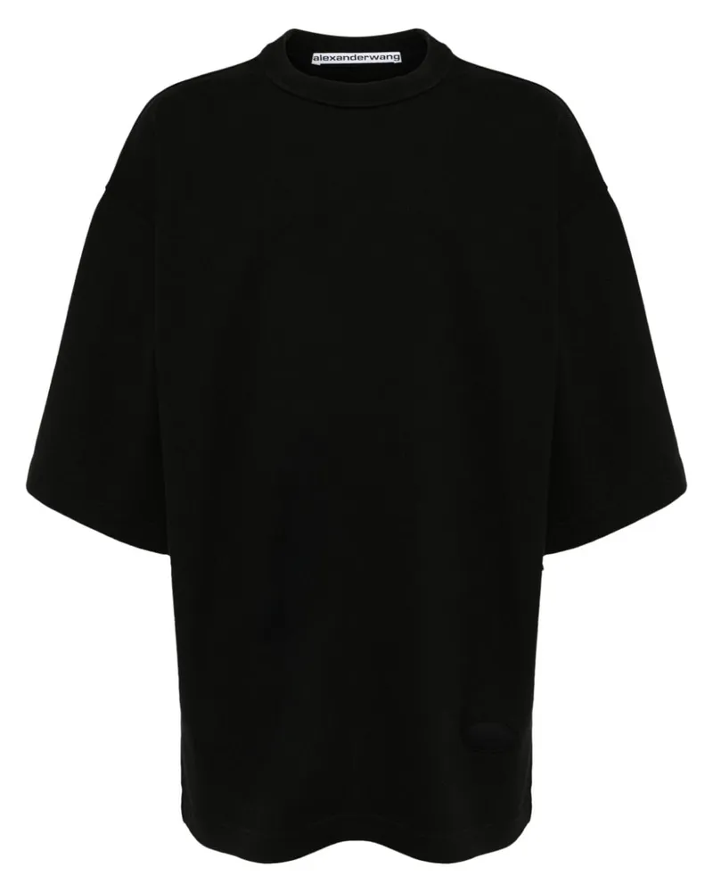 Alexander Wang Klassisches T-Shirt - Schwarz Schwarz