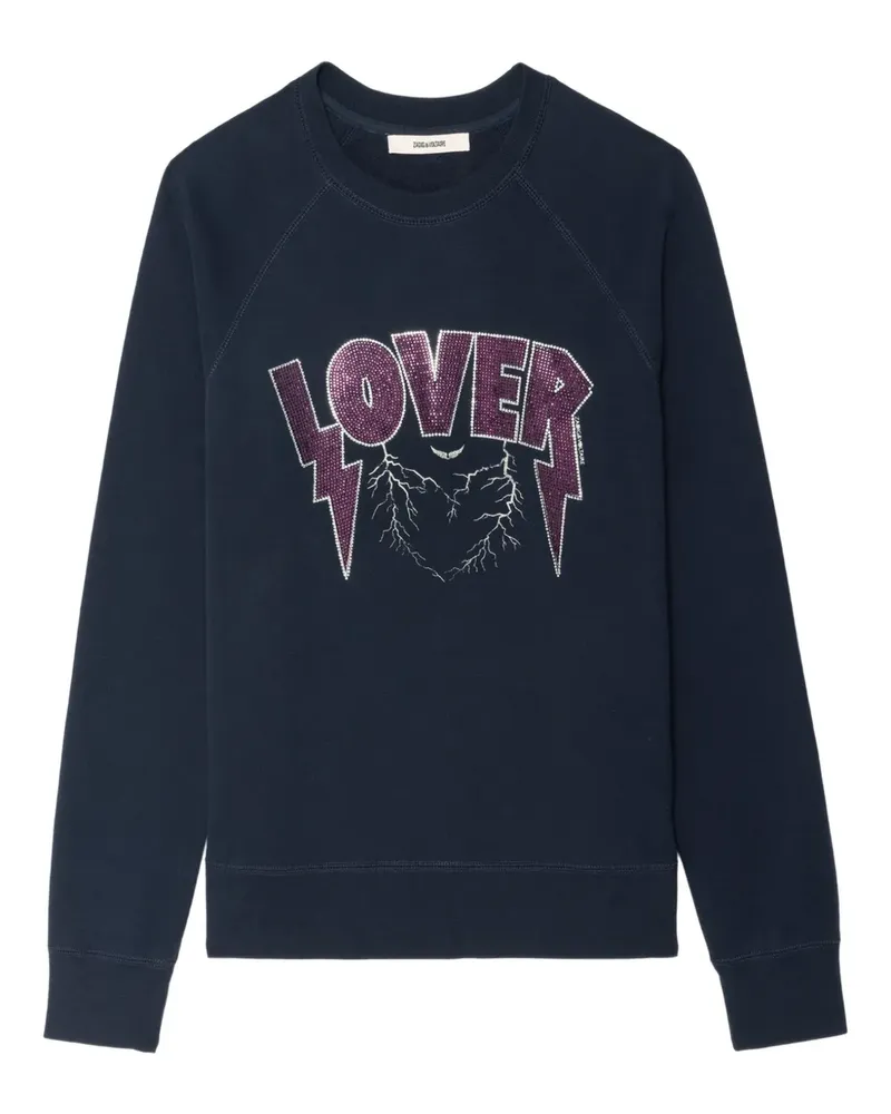 Zadig & Voltaire Sweatshirt mit verzierter Grafik - Blau Blau