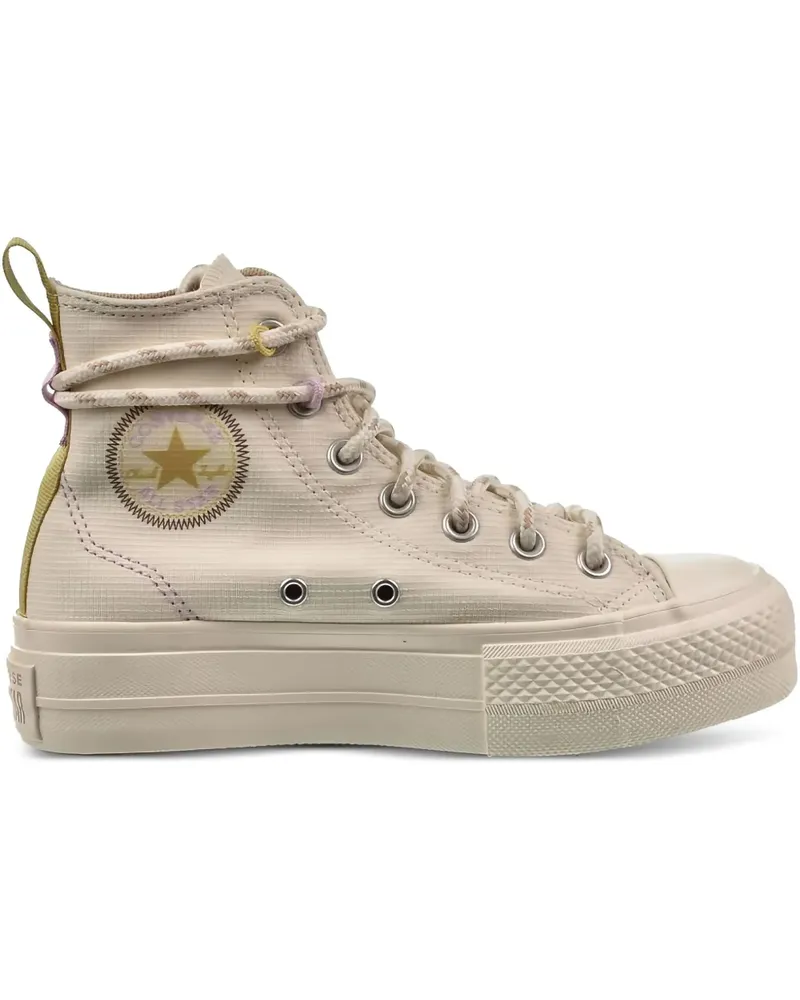 Converse Chuck Taylor All Star Lift Hi Sneakers - Nude Nude
