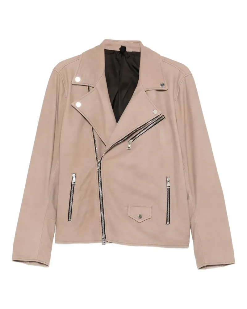 Tagliatore Franklin Bikerjacke mit Reißverschluss - Nude Nude
