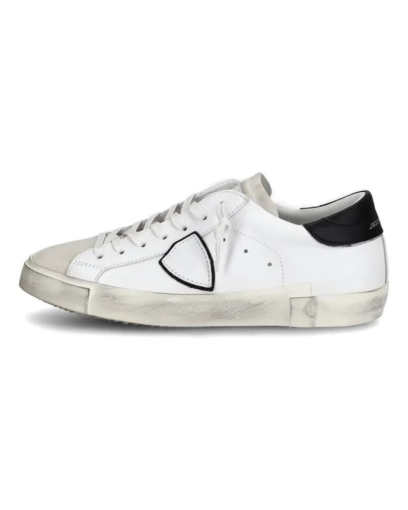 Philippe Model Prsx Sneakers mit Triangel-Patch - Weiß Weiß