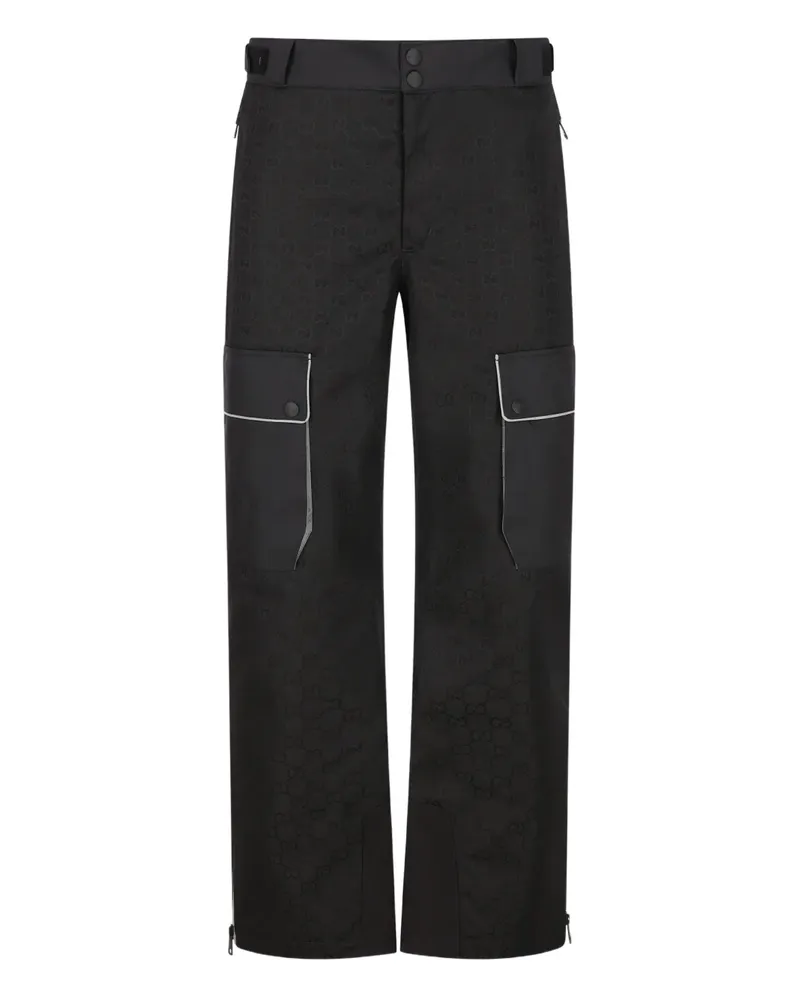 Gucci Cargohose mit GG-Logo - Schwarz Schwarz