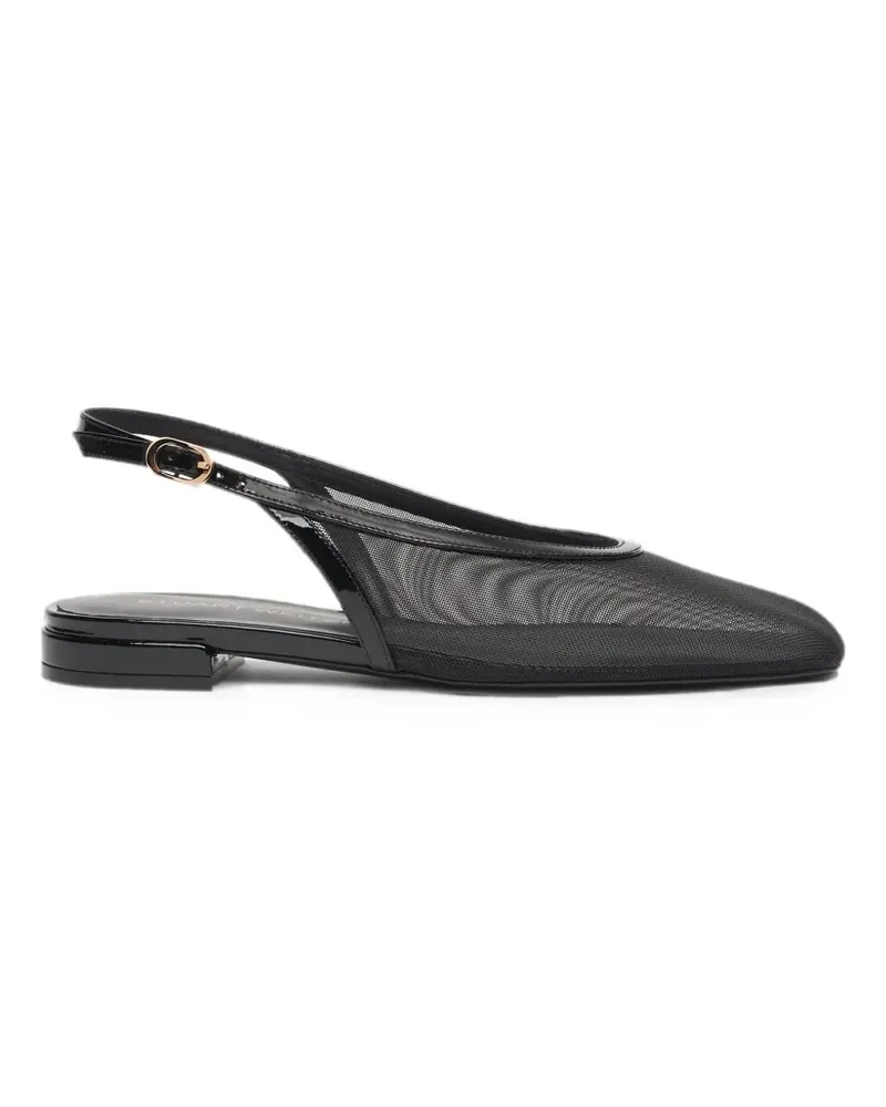 Stuart Weitzman mesh slingback pumps - Schwarz Schwarz