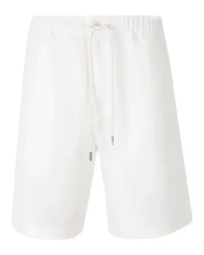 Canali drawstring-waist shorts - Weiß Weiß