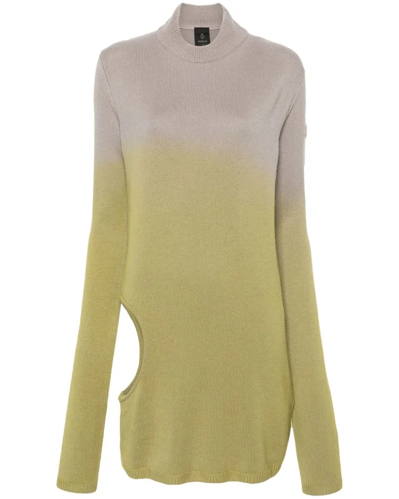 Moncler x Rick Owens Pullover mit Cut-Out - Grün Grün