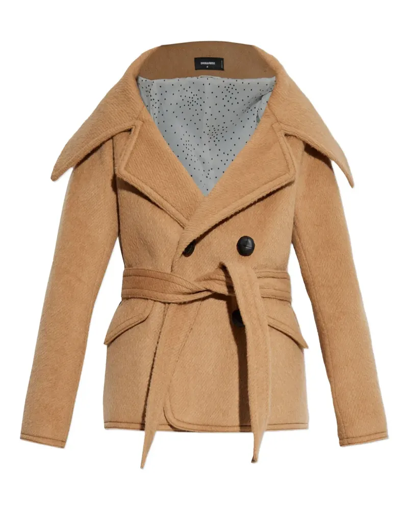 Dsquared2 Cabanjacke mit Gürtel - Nude Nude