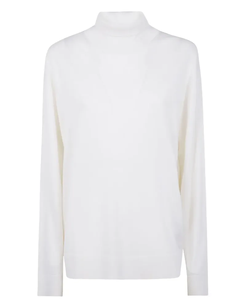 Laneus high-neck merino jumper - Weiß Weiß