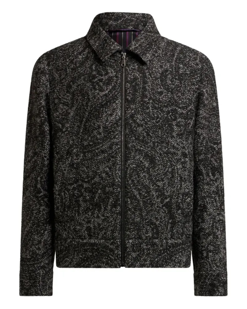 Etro Bomberjacke mit Jacquardmuster - Grau Grau