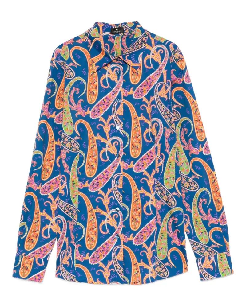 Etro paisley-pattern shirt - Blau Blau