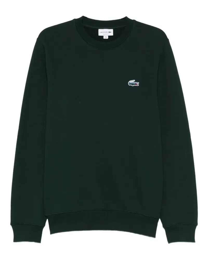 Lacoste logo-patch sweatshirt - Grün Grün
