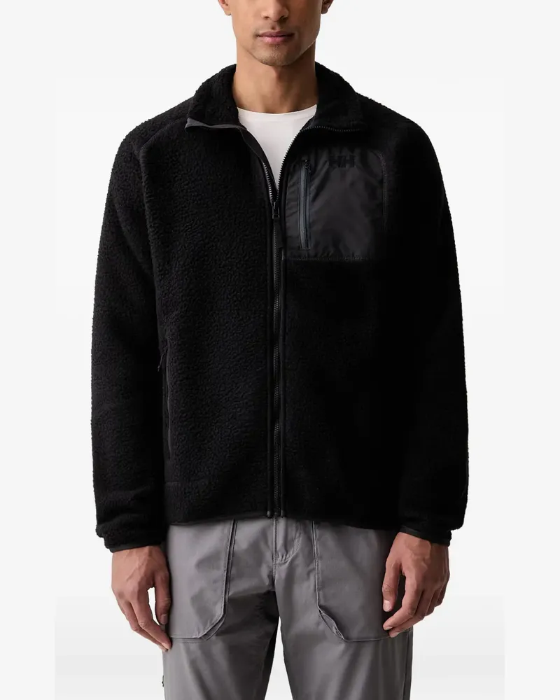 Helly Hansen Panorama Fleece-Sweatshirt mit Reißverschluss - Schwarz Schwarz